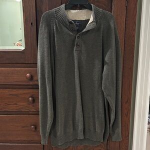 G.H. Bass & Co. Olive Button-Up Sweater